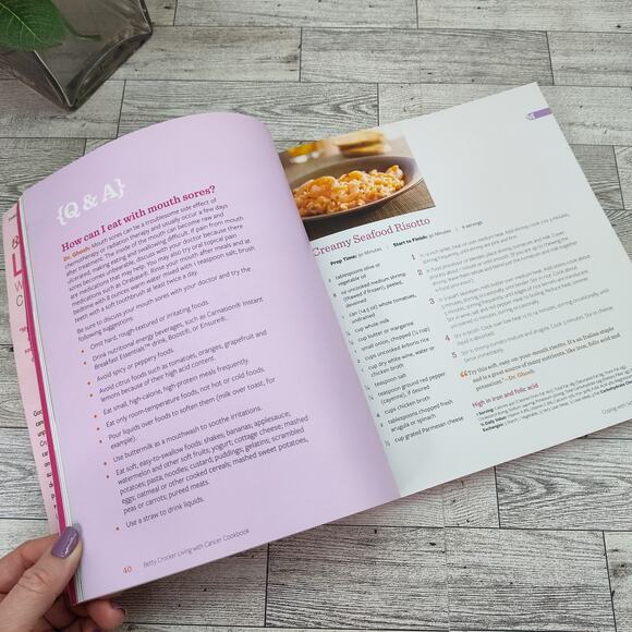Betty Crocker Living with Cancer Cookbook Kris Ghosh MD MBA Linda Carson MD - Picture 5 of 13